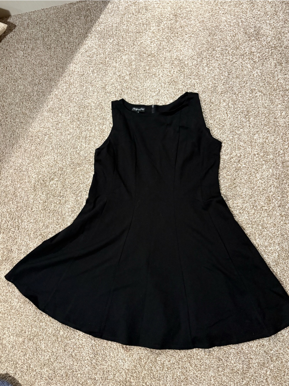 Black Fit-and-Flare Dress